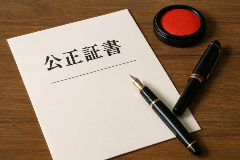 公正証書のイメージ